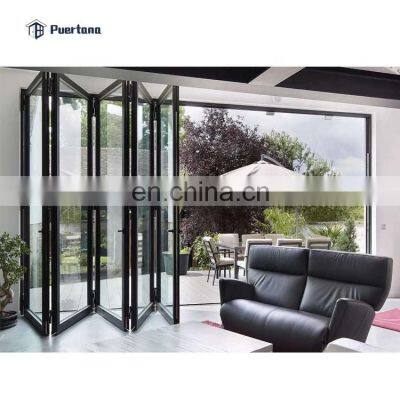 Aluminum Frame Slim Folding Door Slimline Aluminium Bi-fold Doors For Residential