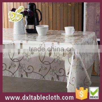 #DP6008 hand embroidery designs cheap thick wedding tablecover