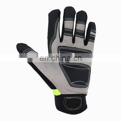 Multi Purpose Heavy Duty Flexible Mechanic Microfibre Synthetic Leather Safety Work Gloves