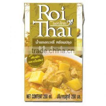 Instant Coconut Milk with Curry Flavors /Roi Thai ready-to-cook curry soup