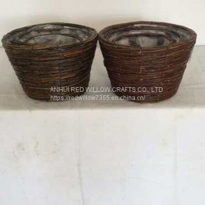 large wicker planter/wicker planters/wicker laundry basket