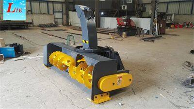 China Bobcat Skid Steer Snow Blade Cat Skid Loader Snow Plough Attachments photo-4