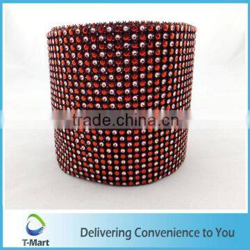 Fashion All Colors Decorative Poly Mesh Ribbon Hot Diamante Style Ribbon Wrap Crafting Bridal photo-2