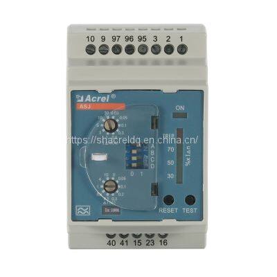 Acrel ASJ10-LD1A Type A residual current operated relay local/remote/automatic test and reset function