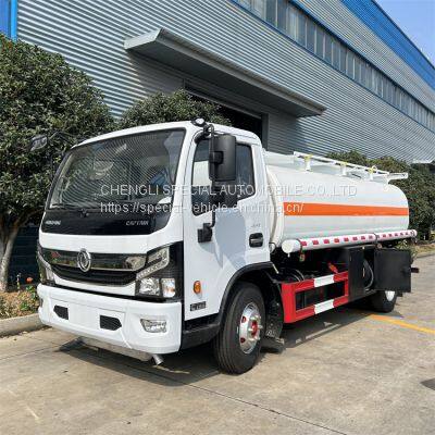 Dongfeng FAW 4X2 Chassis, 110 HP, 6-8cbm Fuel/Oil Tank Fuel Dispenser Truck