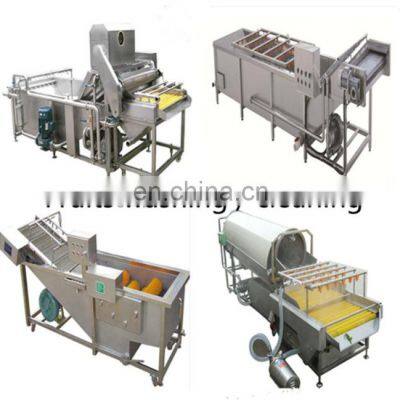 CHINA Factory Vegetable and Fruit Processing Line Stainless Steel Vegetable Washing and Cutting Machine Used in Food Processing photo-5