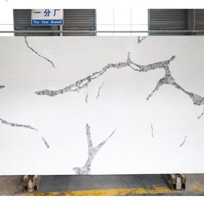 Code：1117，Calacatta artificial stone quartz slab kitchen countertops