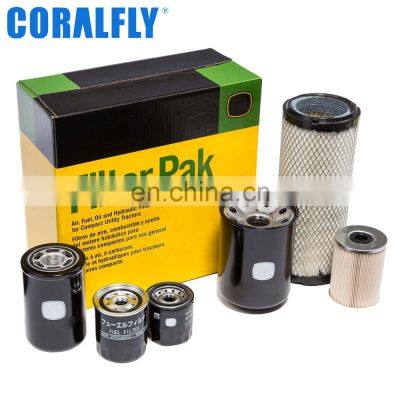 Coralfly Excavator Filtro De Aire Air Filter RE587794 M131802 AL172781 AL150285 for Filtros John Deere parts