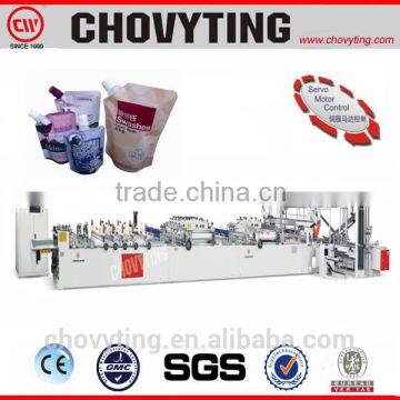 China supplier stand up spout pouch bag making machine