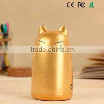 Cartoon lucky cat 5200mAh power bank mobile portable charger