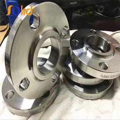 Wholesale 150# ANSI B16.5 Galvanized Carbon Steel Forged Threaded Flange