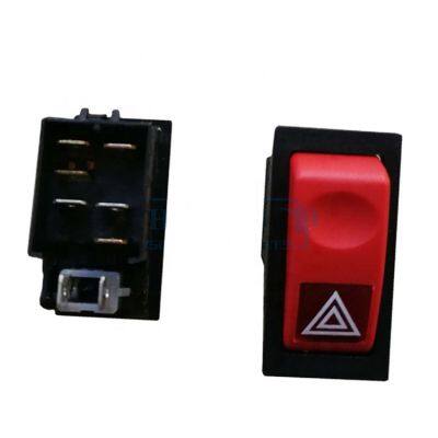 China spare parts 3712-00325 original emergency light rocker switch auto parts China Bus