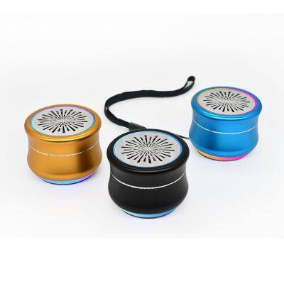 2024 New Trending Mini Portable Wireless Speaker TWS Function LED Bluetooth Speaker Wireless Speakers Portable