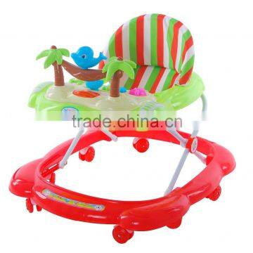 Round Plasitc Toy Outdoor Baby Walker Cartoon TS12007