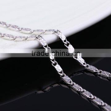 Cheap Price Fashion Rhodium Plated Wholesale Bulk Jewelry Chain Necklace photo-3