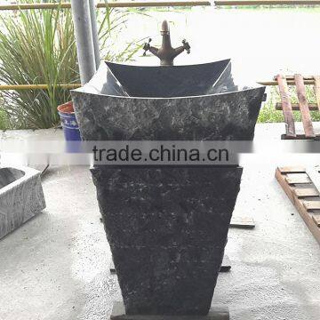 New Design Indoor Decoration Natural Bathroom Granite Sink photo-4