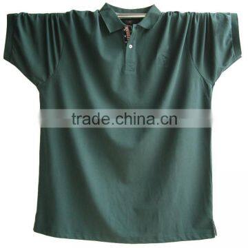 custom large size men's plain polo shirt China wholesale/OEM service factory price