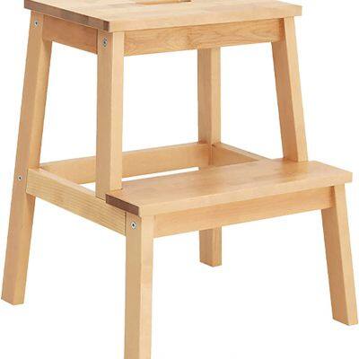Folding Stool Wooden Chair Leg Rest Seat Side Table Porable Compact Chair Kitchen Furniture Handmade Wooden Chair Folding Stool