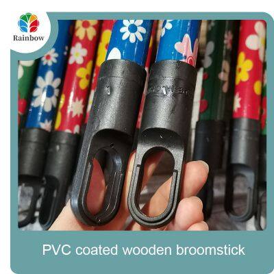 PVC Coated Wooden Mop Brush Broom Stick Price for Quality Brushes and Brooms photo-5