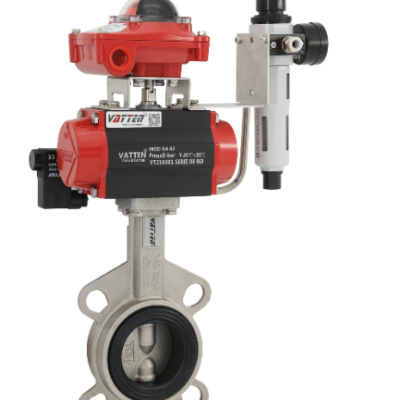 Industrial Pneumatic Butterfly Valve Compatible With Food, Chemical, and Petrochemical Pipeline Applications photo-4