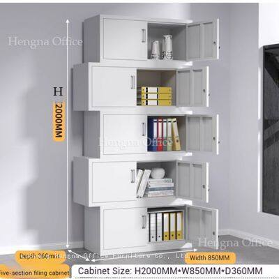Stylish and Secure Filing Cabinet for Aviation and Aerospace Instrument Documents Wear Resistant Office Free Standing Vertical Filling Cabinet