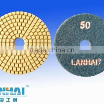 4" granite polishing pad for machines