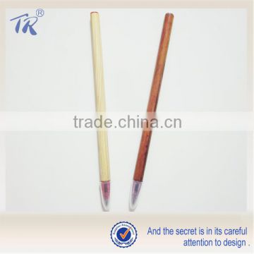 China Supplier Made Wood Material Slim Ball Pen