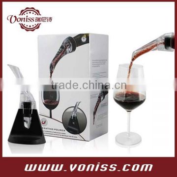 wine pourer wine aerator Wine Pourer with Stand, Wine Aerating Pourer for promotion