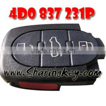 Audi 3 Button With Panic Remote Control(4D0837231P 315MHZ)