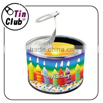 LED Flameless Candle in Can, CE, ROHS Passed Candle Gift photo-3