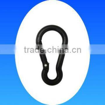 Plastic black carabiner climb keychain hook clips