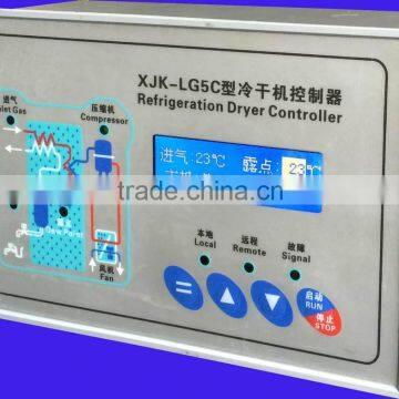 Blue LCD display refrigerated air dryer controller