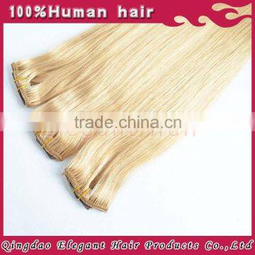 100% Alibaba hair products double weft no shedding no tangle cheap price top quality colourful clip in hair extensions