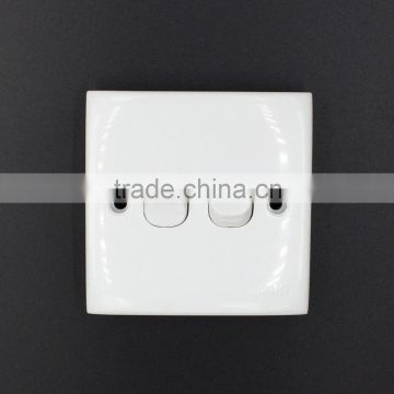 Classical type push button switch, 2 gang electric switches