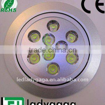 2011 best selling and high power 9w led ceiling light