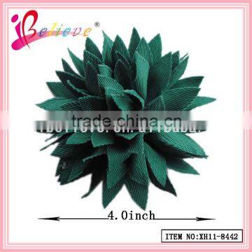 High grade friendly ribbon flower hairgrips handmade hair accessories for ladies (XH11-8442)