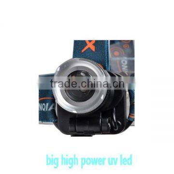 Rechargeable uv Light Headlamp 390-395nm 5w Black Light Headlamp photo-5