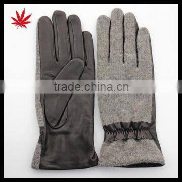 women fashion new style leather glove in Europe