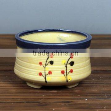 2015 new shape pottery flower pot