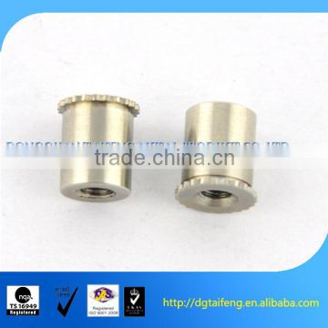 stainless steel hole rivet with cnc machine parts