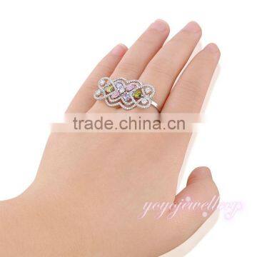 New Arrival New Design Finger Ladies Gold Cuff Ring photo-3