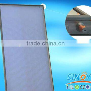 Separate pressurized solar water heater with flat plate soalr collector