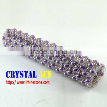 Cheaper Price Wholesale Iron-on Ceramic Rhinestone Trimming Mesh Rolls, Cramic Stone Sheets Roll Net for Fashion Bag photo-3