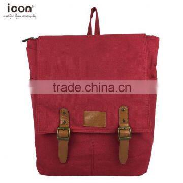 large capacity simple fashion backpack canvas