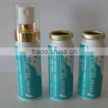 15ml aluminum empty aerosol can for deodorant
