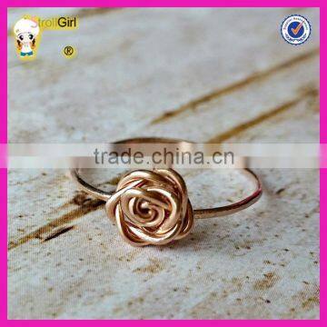 Fashion 925 silver jewelry gold models cheap rose shaped rose gold ring