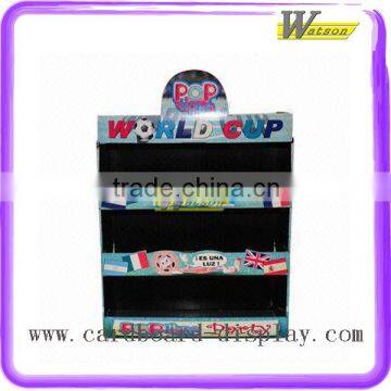 Retail Bookshop Children Textbook Scorrugated Cells Floor Display Stand photo-1