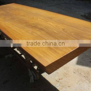 2016 Hot Sale Cultural Vintage Style Solid Wood Table Top Customize Size Furniture Pure Solid Wood Dining Table Top