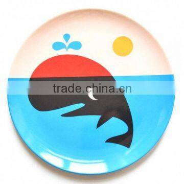 100% melamine Animal Design Full Color Printing Melamine Plates