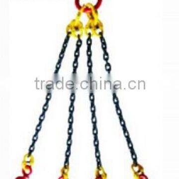 High Quality G80 Type Alloy Steel Adjustable 4 Legs Chain Slings